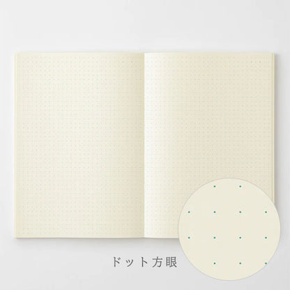 《MD PRODUCT》MDノート A5 [無罫/横罫/方眼罫/ドット方眼] デザインフィル 15384/15385/15386/15387 [M便 1/2]