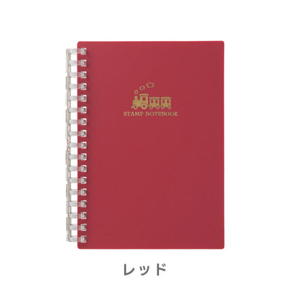 スタンプノート STAMP NOTEBOOK A6 [全3色] リヒトラブ(LIHIT LAB.) N-380 [M便 1/6]