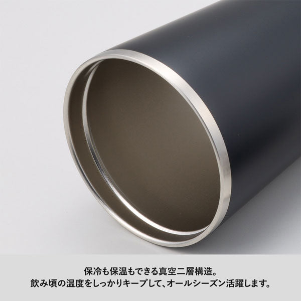 ストロー付ステンレスサーモタンブラー 370ml [全2色] トレードワークス TS-1970-
