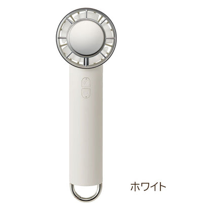 冷却プレート付3Wayハンディファン ホワイト ネックストラップ 保証書付 キングジム LD-HFR1-W