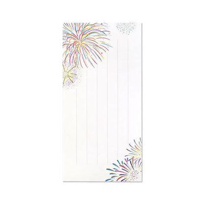 花火 [一筆箋] 1柄12枚入 G.C.PRESS 096-56 [M便 1/12]