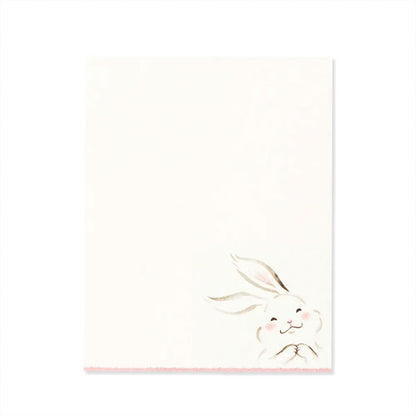うさぎえくぼ [便箋] 2柄12枚入 G.C.PRESS/ジーシー 302-02 [M便 1/10]