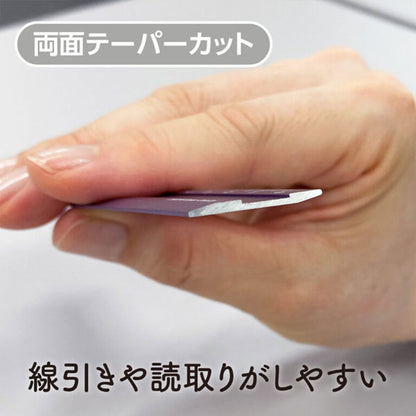 Kiwami LR左右利き手対応アルミ定規 15cm [全3色] 共栄プラスチック KLR-15-R/B/V [M便 1/300]