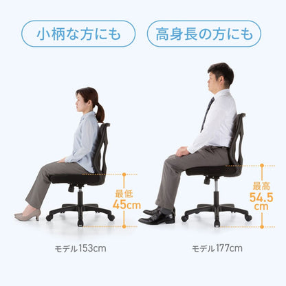 メッシュチェア 組み立て式 サンワサプライ SNC-NET28BK【送料無料*】