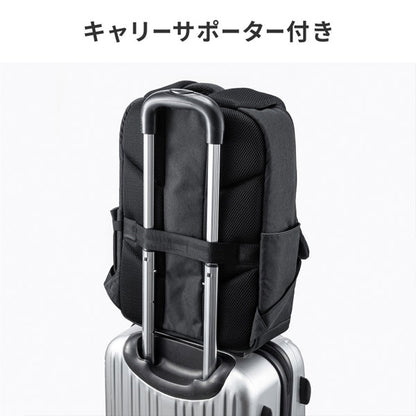 カジュアルPCバックパック 17L [15.6・16型ワイドPC対応] サンワサプライ BAG-BP18BK【送料無料*】