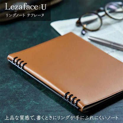 レザフェスU リングノート テフレーヌ A5 [全4色] キングジム 9854TELU-CA [M便 1/2]