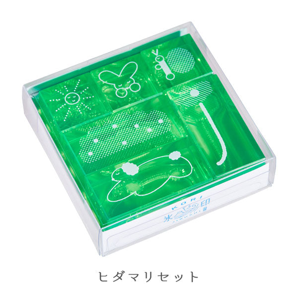 透明スタンプ 氷印 6個セット [全4種類] キングジム HITOTOKI CLSSAC-001/002/003/004 [M便 1/12]