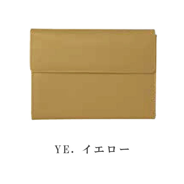 通帳ホルダー（アコーディオン式）色語《いろがたり》シリーズ [全4色] 11ポケット コレクト CP-36V [M便 1/2]