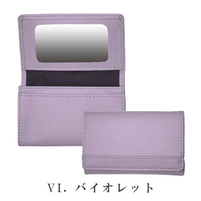 名刺入れ（鏡付）色語《いろがたり》シリーズ [全4色] コレクト CP-22V [M便 1/15]
