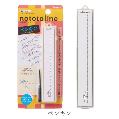 nototo line 《ノトトライン》 [全6種類] シヤチハタ 42-PEL-LC1～5/H [M便 1/30]
