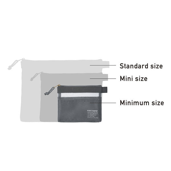 メッシュキャリーポーチ ミニマム ≪Mesh carry pouch minimum≫ [全5色] クレイド kleid 8473 [M便 1/4]