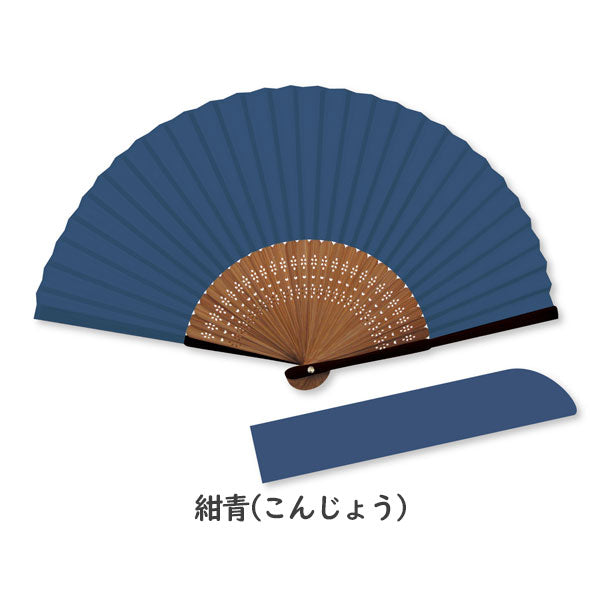 扇子 nippon colorシリーズ [全5種類] 新日本カレンダー NO667/8/0/2/4-25 [M便 1/4]