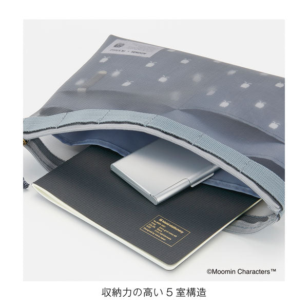 メッシュキャリーポーチ スタンダード ≪Mesh carry pouch standard≫ A5対応 [全4色] MOOMIN×クレイド kleid 8917 [M便 1/1]
