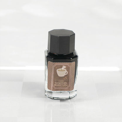 【ブレンドコーヒー】ジョルジュラパンシリーズ 万年筆インク 15ml 箱入り うさぎやオリジナル U-GL001