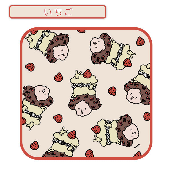 【オフィシャルグッズ】 ナガキパーマ×うさぎやコラボ タオルハンカチ [全2種類]  ｵﾘｼﾞﾅﾙTH-31/32 [M便 1/3]