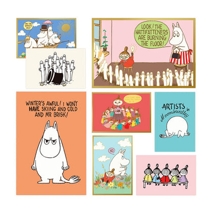 MOOMIN ポストカード [箔/UV加工] 4柄セット ホールマーク 851-187/194/200/217224/231/248/255/  [M便 1/12]