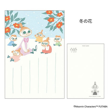 MOOMIN 季節のムーミンはがき [冬柄] 12枚セット フタバ F0322501～F0322512 [M便 1/4]