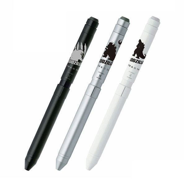 【限定】 シャーボX ゴジラ デザイン 専用化粧箱付き ゼブラ SB14-GZ24 複合ペン  【替え芯付き】 ze_2511