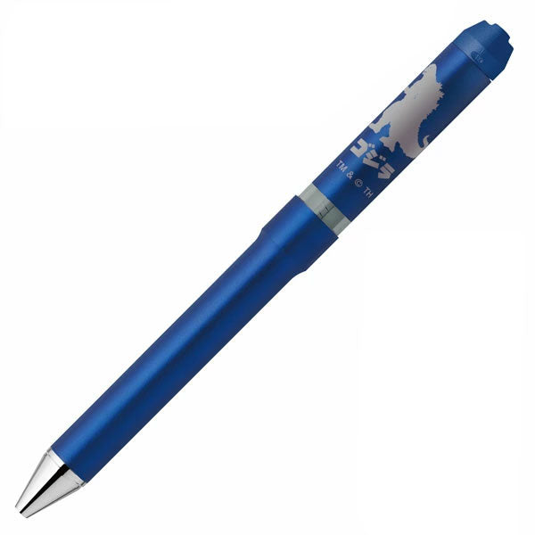 【限定】ゼブラ シャーボNu ゴジラ デザイン 回転式 多機能ペン ボール径0.5/0.7mm 専用化粧箱付き 3機能（2色エマルジョン芯黒/赤+シャープ0.5mm) ゼブラ SB35-GZ24/SBS35-GZ24 zen_2511