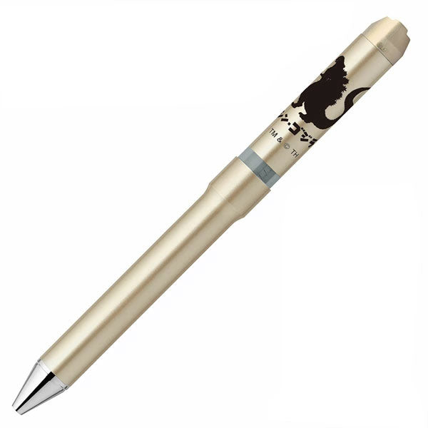 【限定】ゼブラ シャーボNu ゴジラ デザイン 回転式 多機能ペン ボール径0.5/0.7mm 専用化粧箱付き 3機能（2色エマルジョン芯黒/赤+シャープ0.5mm) ゼブラ SB35-GZ24/SBS35-GZ24 zen_2511