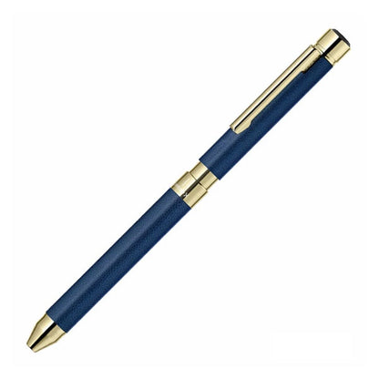 限定セット シャーボX SL6 レザー調 ゴールドメッキタイプ ＜リフィルセット：シャープ0.5mm、ジェルJSB 0.5mm芯（ブラック/カーマインレッド）＞ 複合ペン ゼブラ SB36【送料無料*】 ze_2511