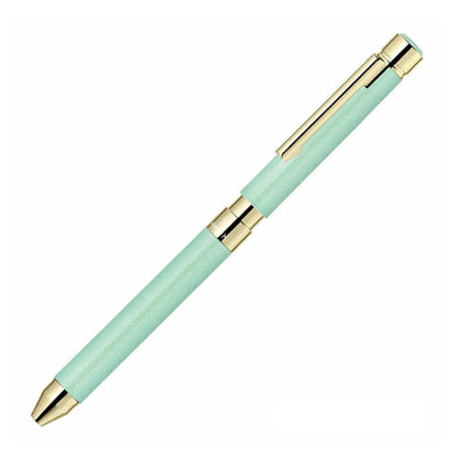 限定セット シャーボX SL6 レザー調 ゴールドメッキタイプ ＜リフィルセット：シャープ0.5mm、ジェルJSB 0.5mm芯（ブラック/カーマインレッド）＞ 複合ペン ゼブラ SB36【送料無料*】 ze_2511