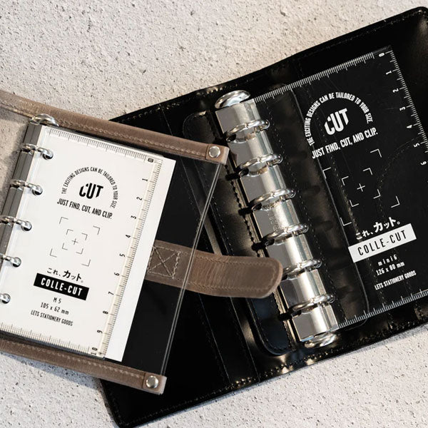システム手帳専用カッティングガイド これ、カット M5サイズ [全2色] LETS STATIONERY GOODS 文匠 L26-CRCT03 [M便 1/80]