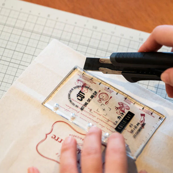 システム手帳専用カッティングガイド これ、カット M5サイズ [全2色] LETS STATIONERY GOODS 文匠 L26-CRCT03 [M便 1/80]