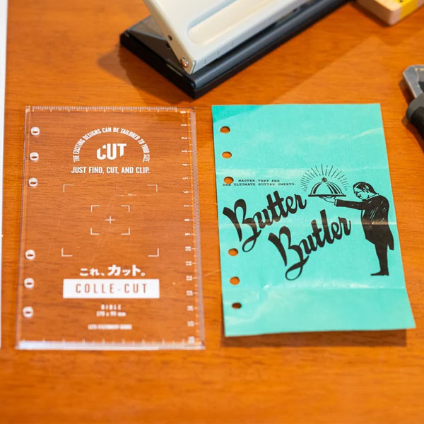 システム手帳専用カッティングガイド これ、カット M5サイズ [全2色] LETS STATIONERY GOODS 文匠 L26-CRCT03 [M便 1/80]