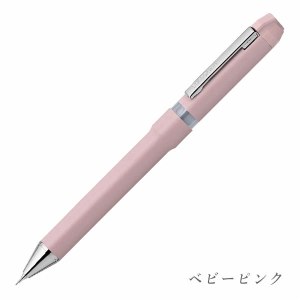 【名入れ無料！ネコポス送料無料】 限定！シャーボNu リラックスカラーシリーズ 回転式 多機能ペン ボール径0.5mm 3機能（2色エマルジョン0.5黒/赤+シャープ0.5mm） ゼブラ SBS35-RC [M便 1/3] zen_2511