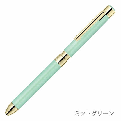 【 名入れ無料キャンペーン】ゼブラ シャーボX SL6 レザー調 ゴールドメッキタイプ 複合ペン シャーボ ボールペン SB36 ＜替え芯付き＞  ze_2511