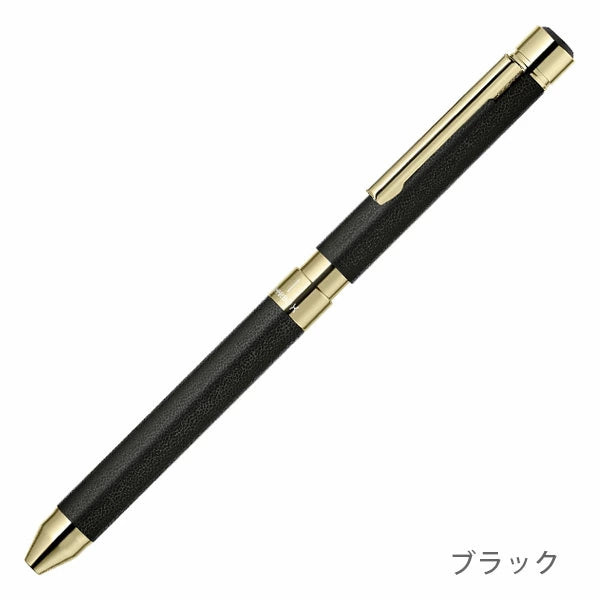 【 名入れ無料キャンペーン】ゼブラ シャーボX SL6 レザー調 ゴールドメッキタイプ 複合ペン シャーボ ボールペン SB36 ＜替え芯付き＞  ze_2511
