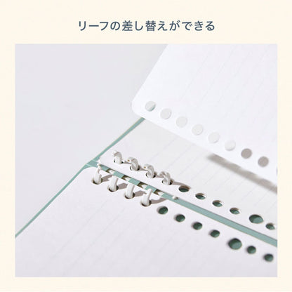 mizutama × リングノート テフレーヌ A5 [全2種類] デザインコラボレーションシリーズ キングジム DC9854TE [M便 1/4]